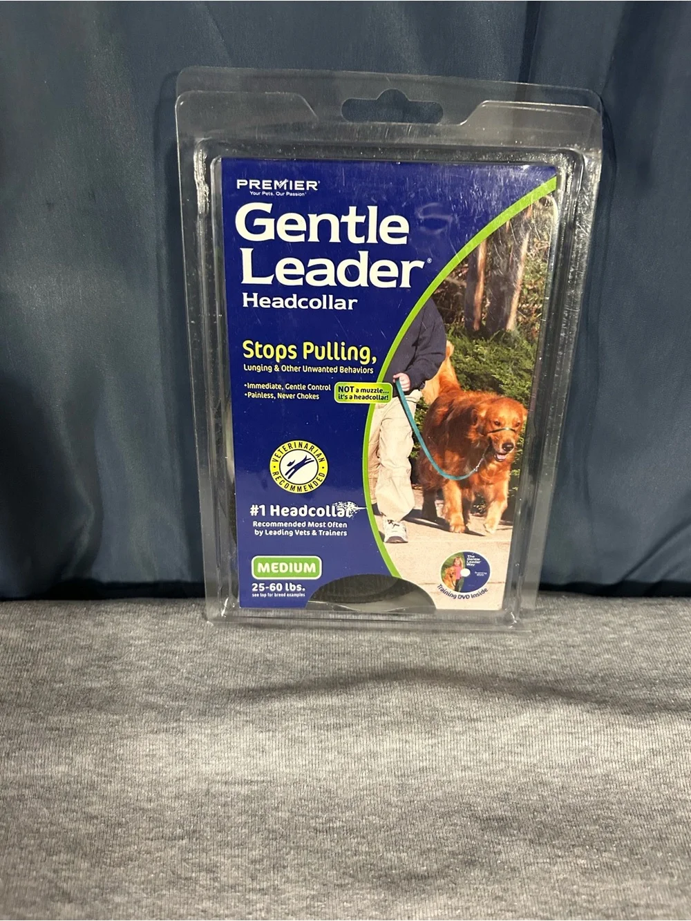 Premier Gentle Leader Headcollar - Blue and Green